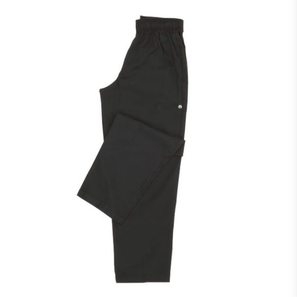 Chef Works Mens Chef Pants Essential Baggy Black Large Hotels Kitchen Casual - Picture 3 of 16